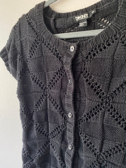 DKNY Short Sleeve Cardigan