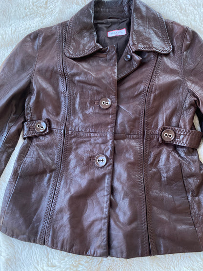 Max&Co Brown Leather Jacket