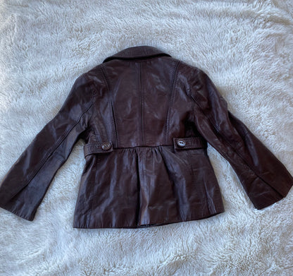 Max&Co Brown Leather Jacket