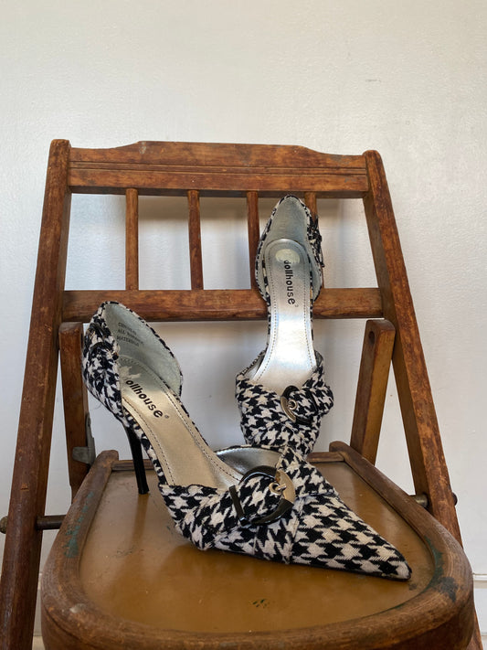 Houndstooth Heels