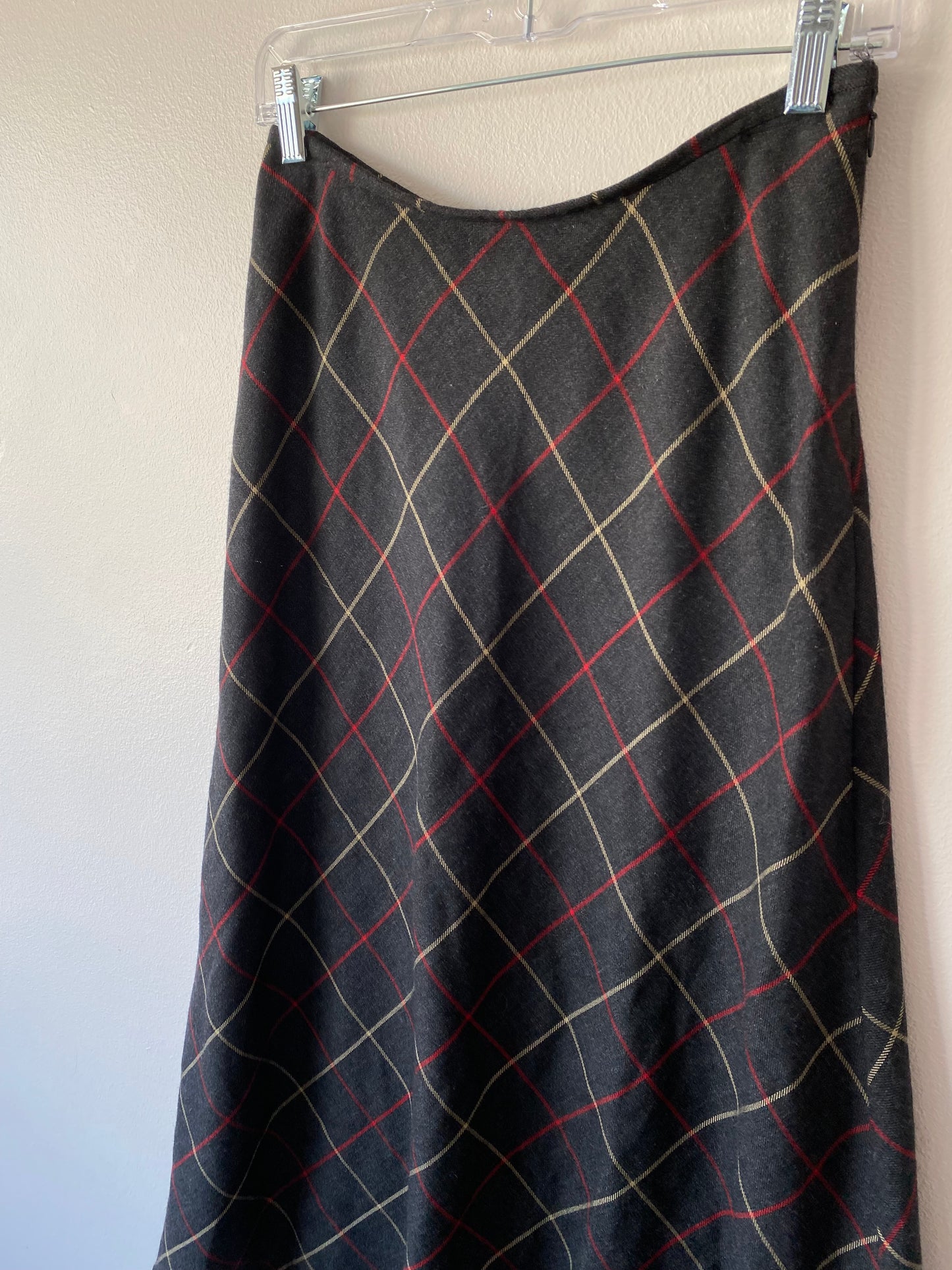 Liz Claiborne Plaid Maxi Skirt