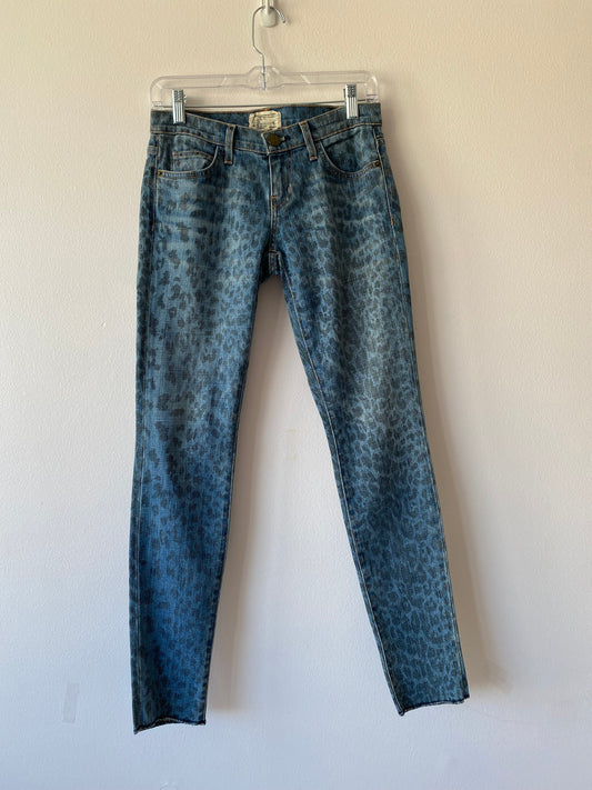 Current Elliot Leopard Jeans