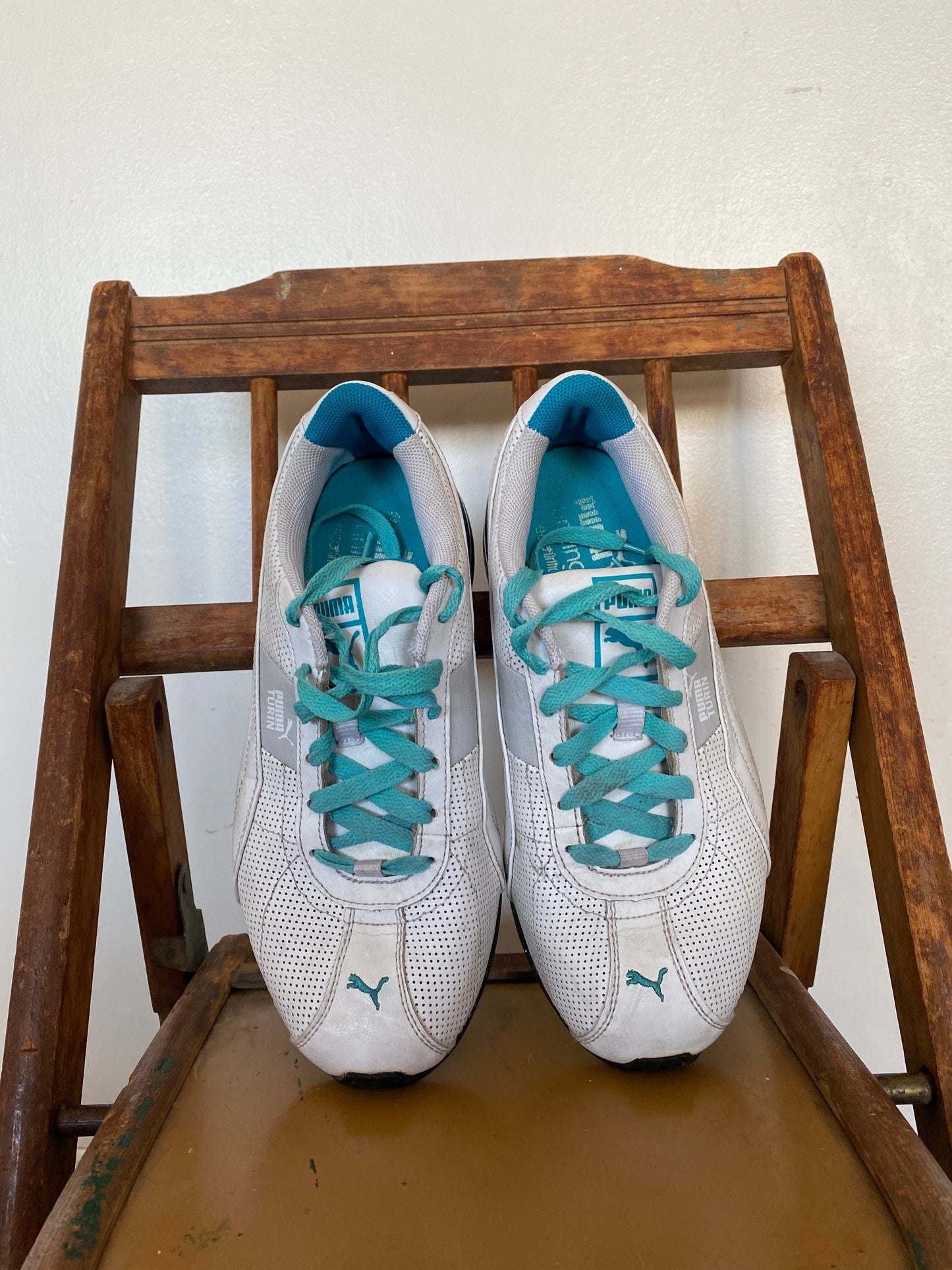 Teal Puma Sneakers