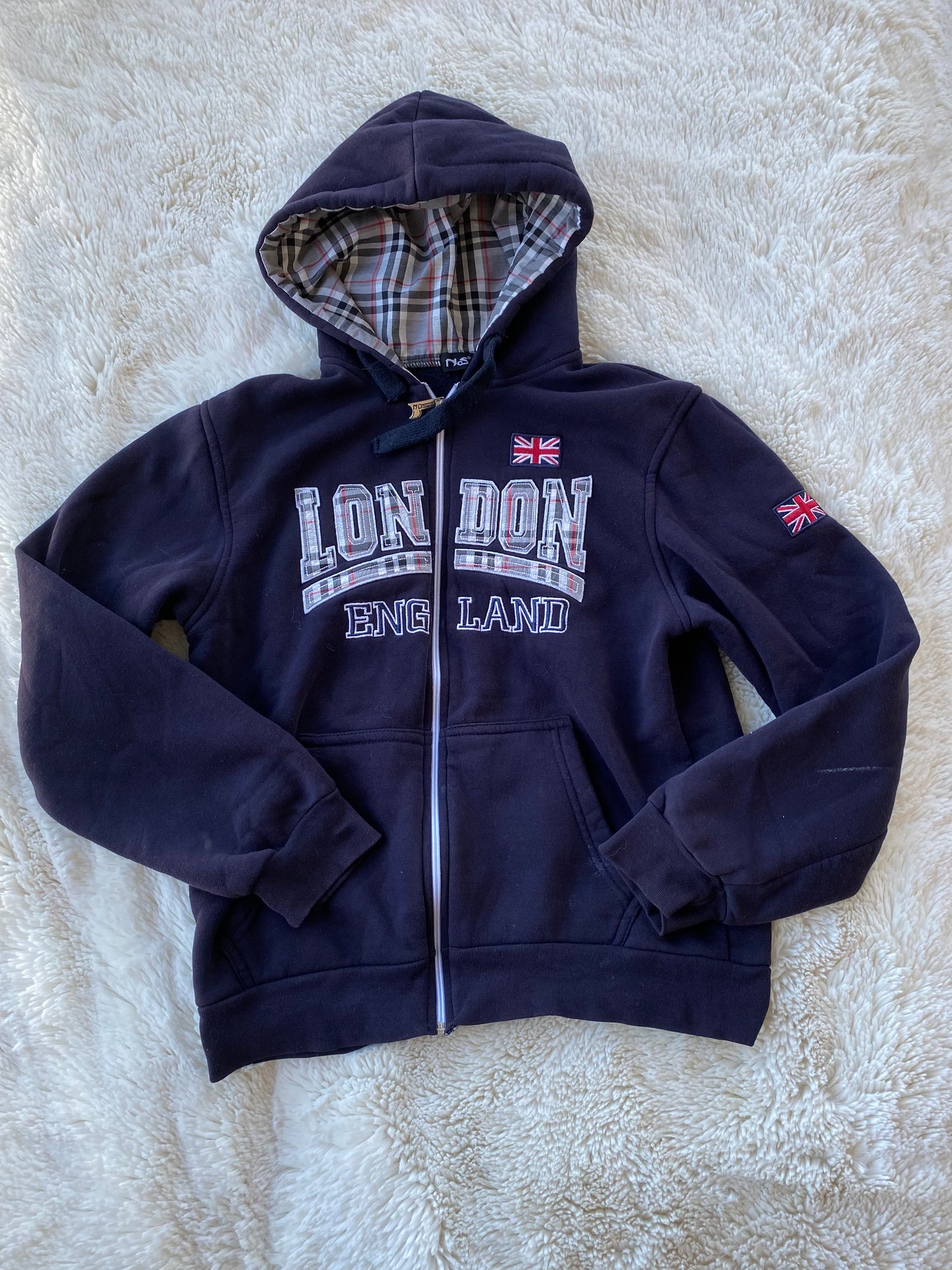 London Plaid Hoodie