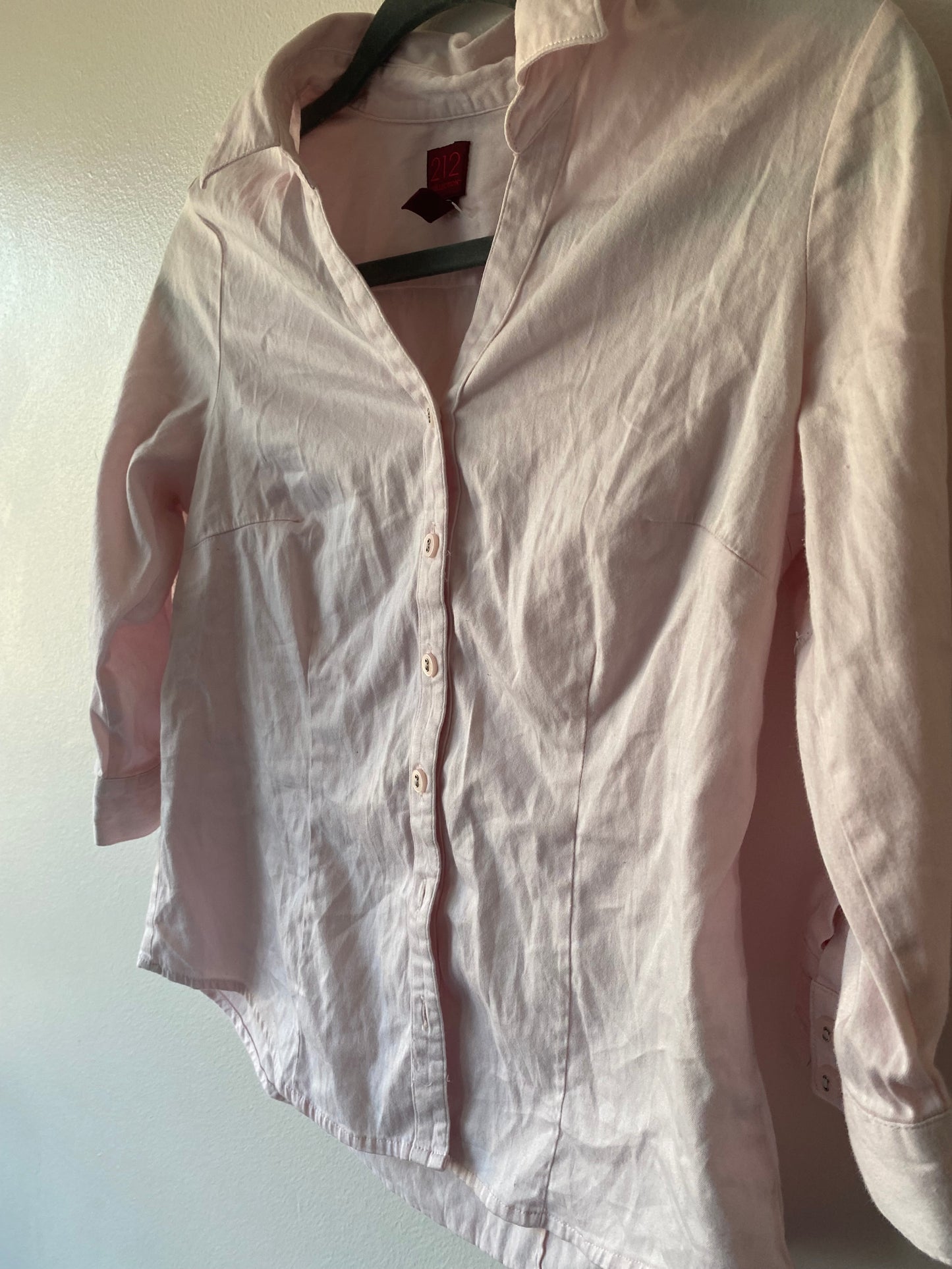 212 Pink Button Down