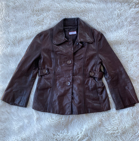 Max&Co Brown Leather Jacket