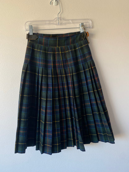 Made in England Plaid Maxi Skirt