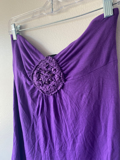 Buffalo Purple Strapless Top