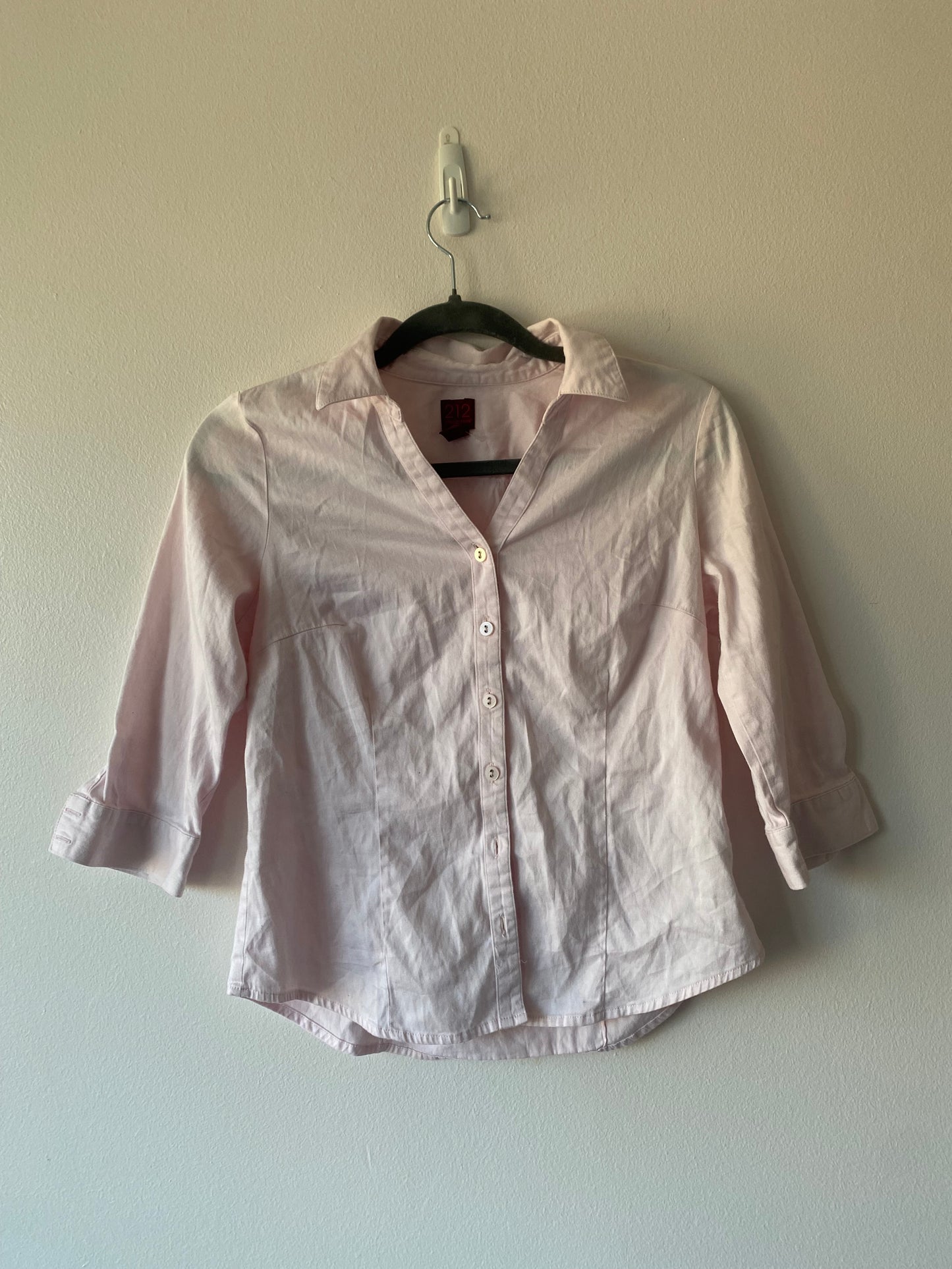 212 Pink Button Down