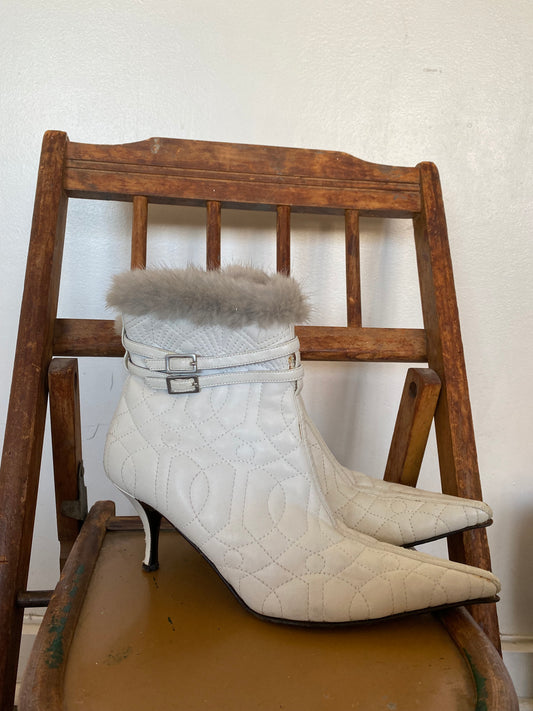 Donald J Pilner Fur Booties