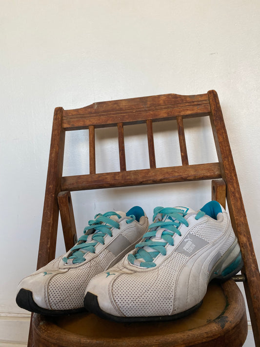 Teal Puma Sneakers