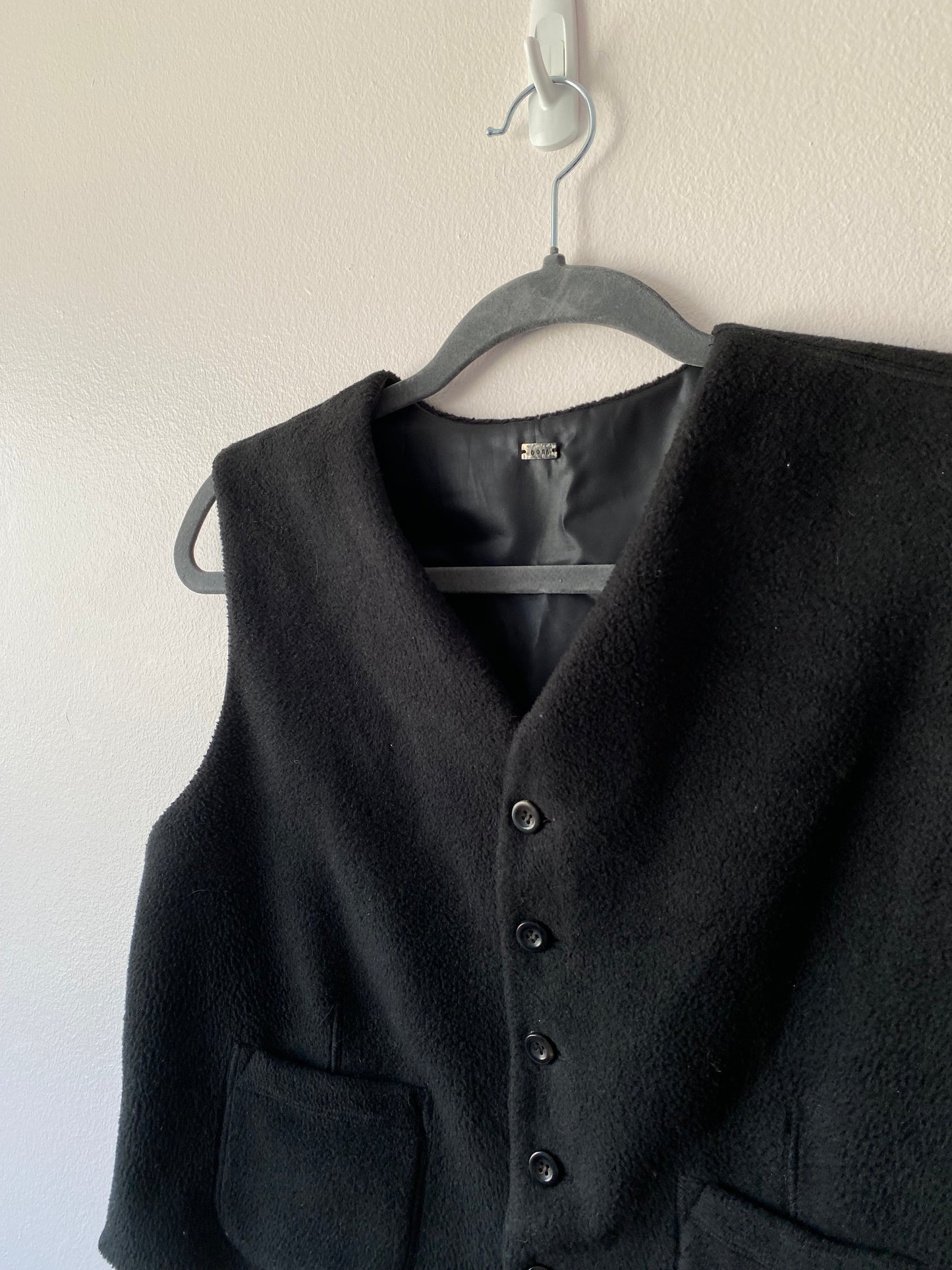 Black Fleece Vest