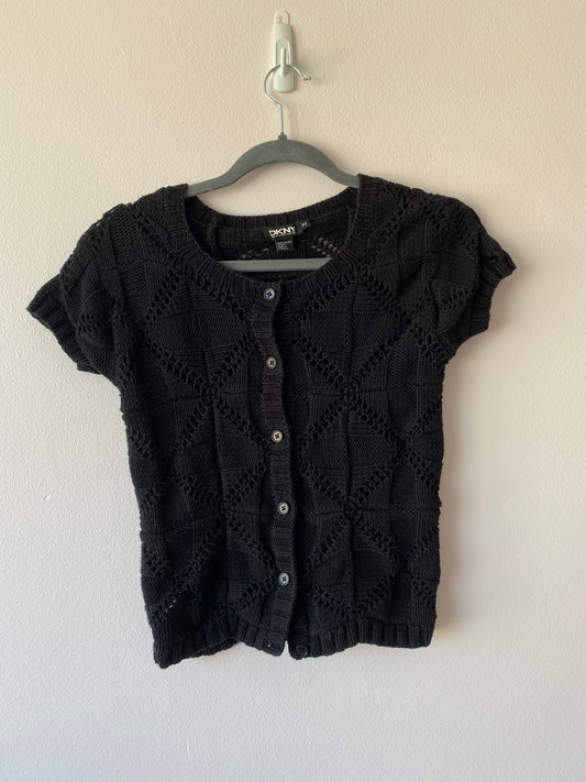 DKNY Short Sleeve Cardigan