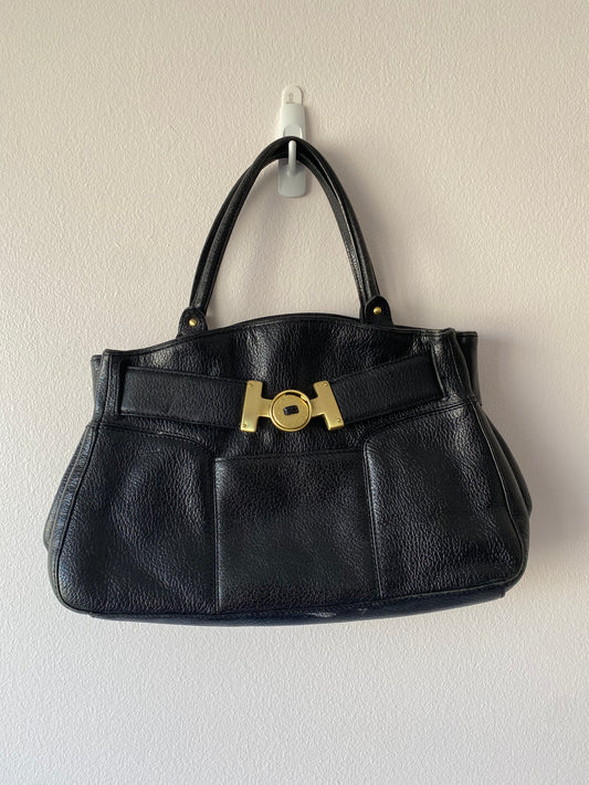 Cole Haan Black Leather Shoulder Bag