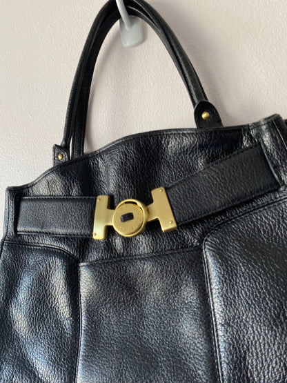 Cole Haan Black Leather Shoulder Bag