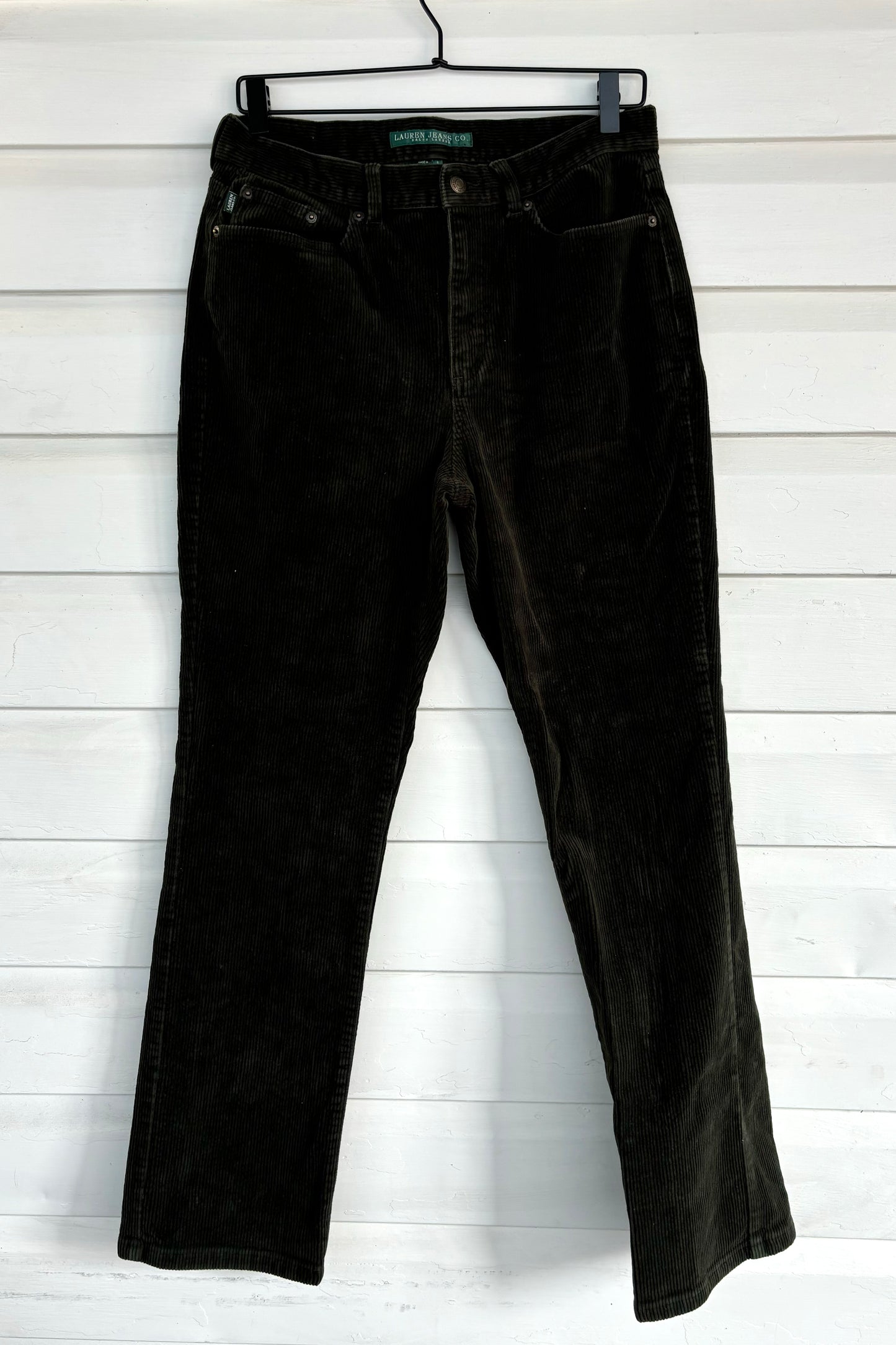 Olive Green Lauren Jeans Co. By Ralph Lauren Corduroy Pants