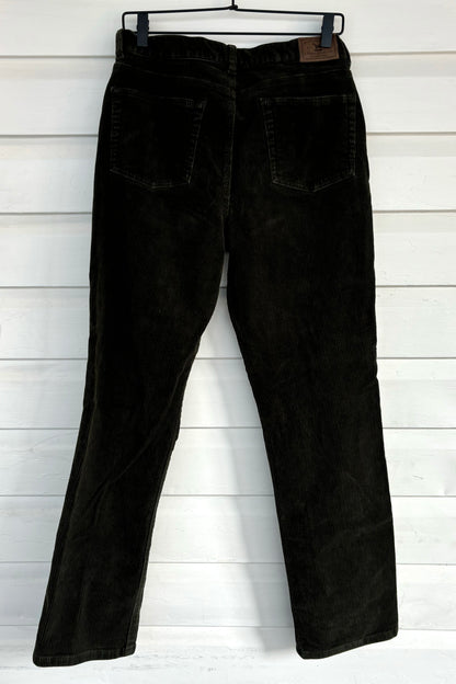 Olive Green Lauren Jeans Co. By Ralph Lauren Corduroy Pants