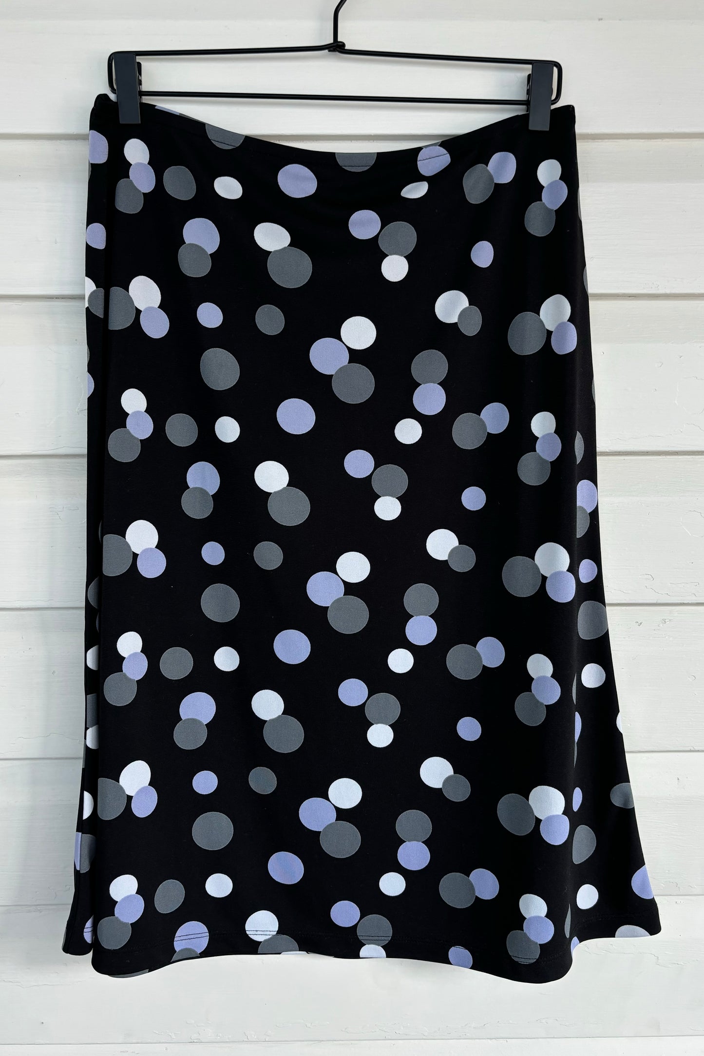 New York & Company Polkadot Midi Skirt