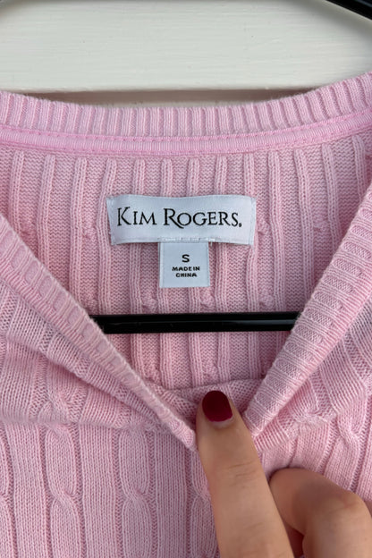 Kim Rogers Cable Knit Sweater